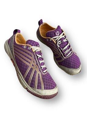 Merrell Women's Athletic Shoes Purple Size 7 Vibram Soles Trail Running